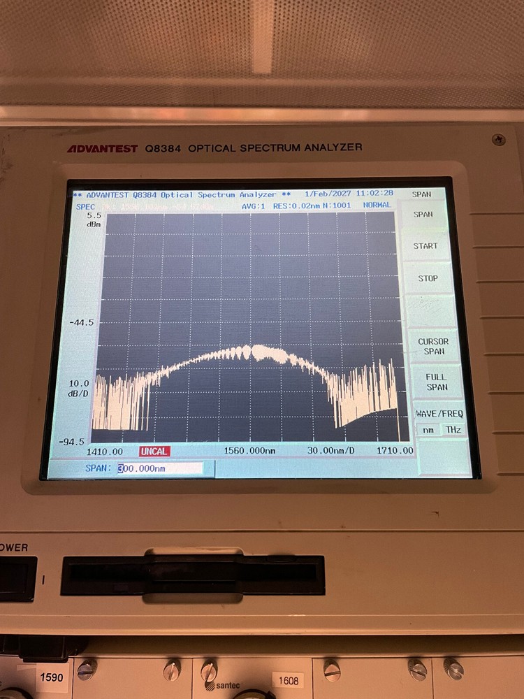SANTEC ECL-200 LASER LIGHT SOURCE MODULE - BAD DIODE NO OUTPUT FOR MLS-8000