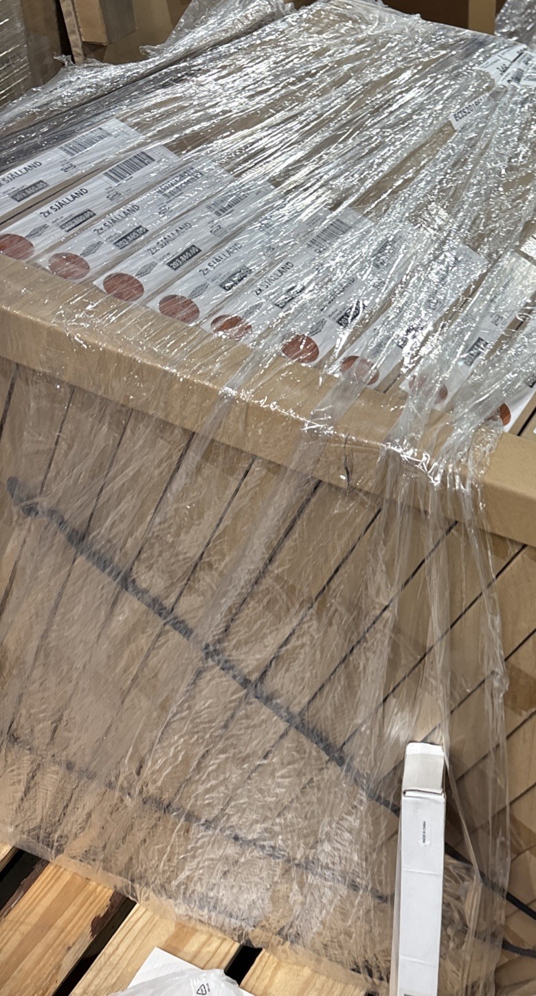 Brand New 2-pc IKEA SJALLAND Light Brown Tabletop Outdoor Table Tops 203.865.05