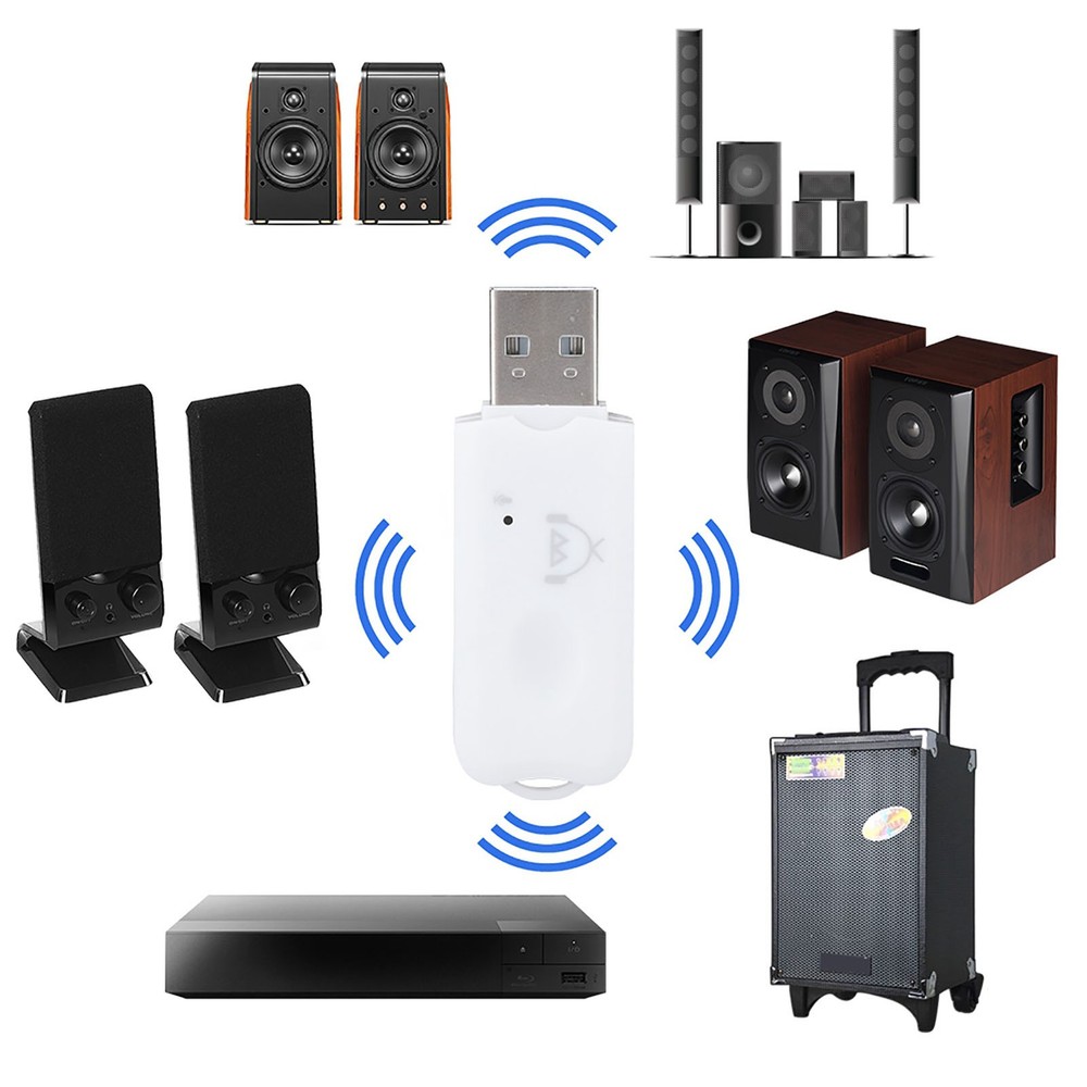 Mini USB Receiver Audio A2DP Music Wireless Adapter For Car AUX Mobile BEA