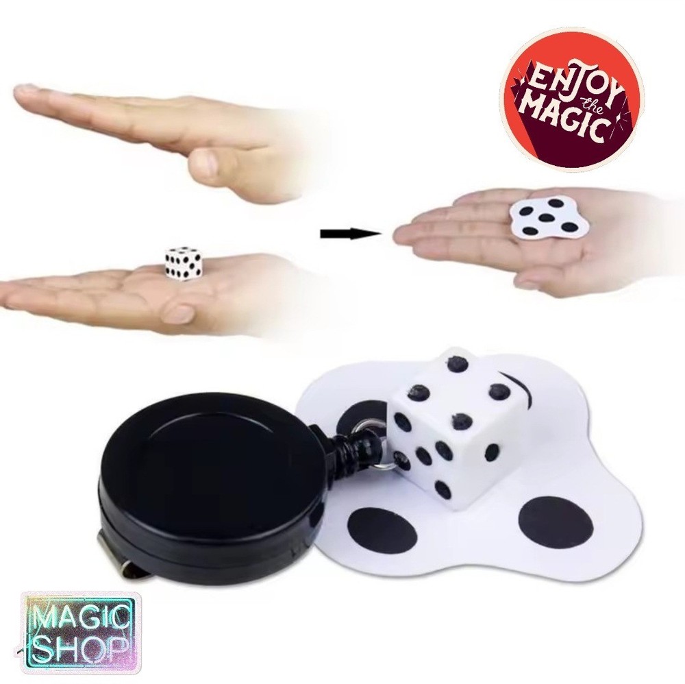 Flat Dice Magic Trick Self Working Illusion Easy to learn Amazing to Perform