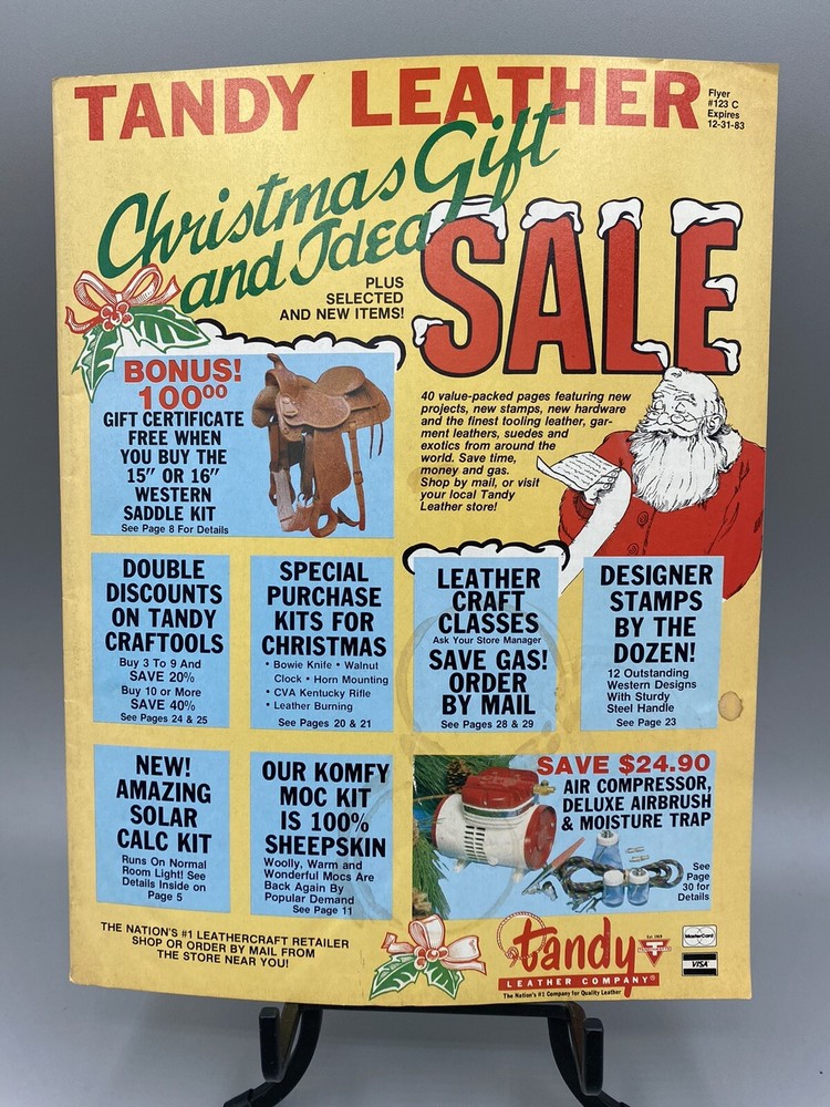 1983 Tandy Leather Catalog #123 C