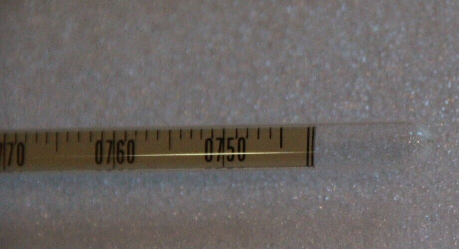 VINTAGE TAYLOR HYDROMETER SPECIFIC GRAVITY, No.H4244, ASTM 104H.