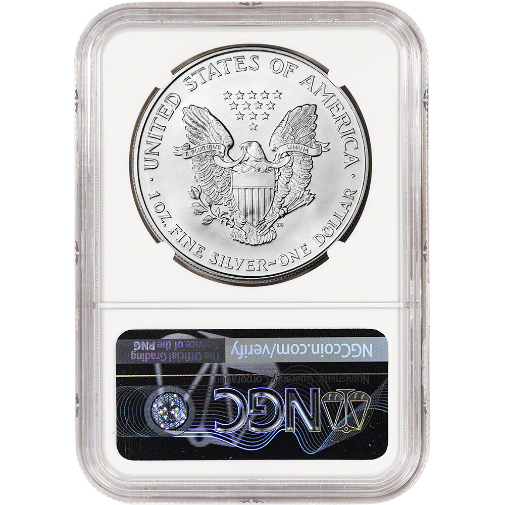 1994 American Silver Eagle Coin - NGC MS69
