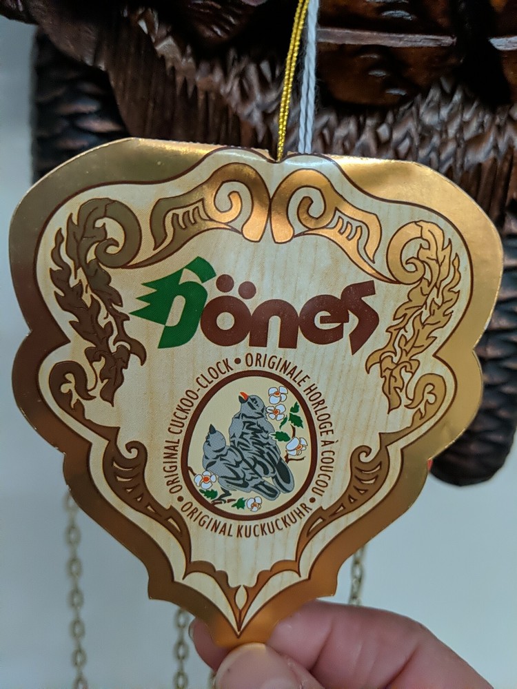 Hones 1 Day Cuckoo Clock 11"