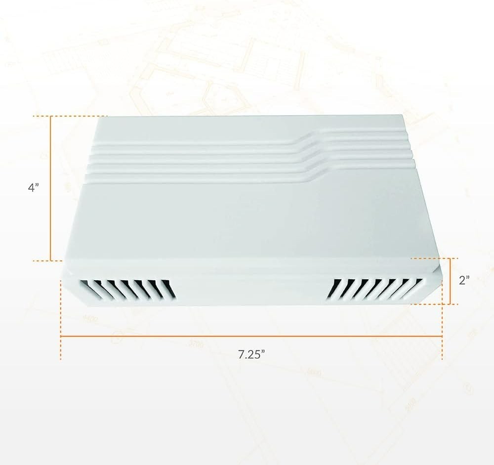 Stylish White Wired Door Chime with 2 Distinct Notes – Easy Installation