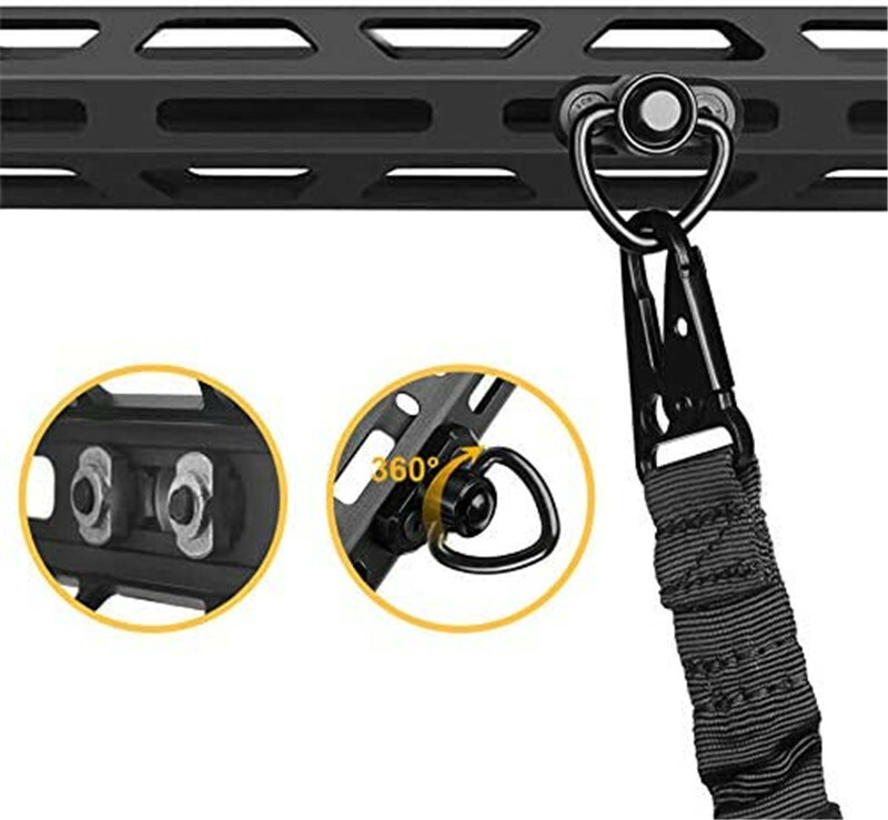 2Pack M-LOK MLOK Quick Release Sling Mount Push Button QD Sling Swivel Adaptor