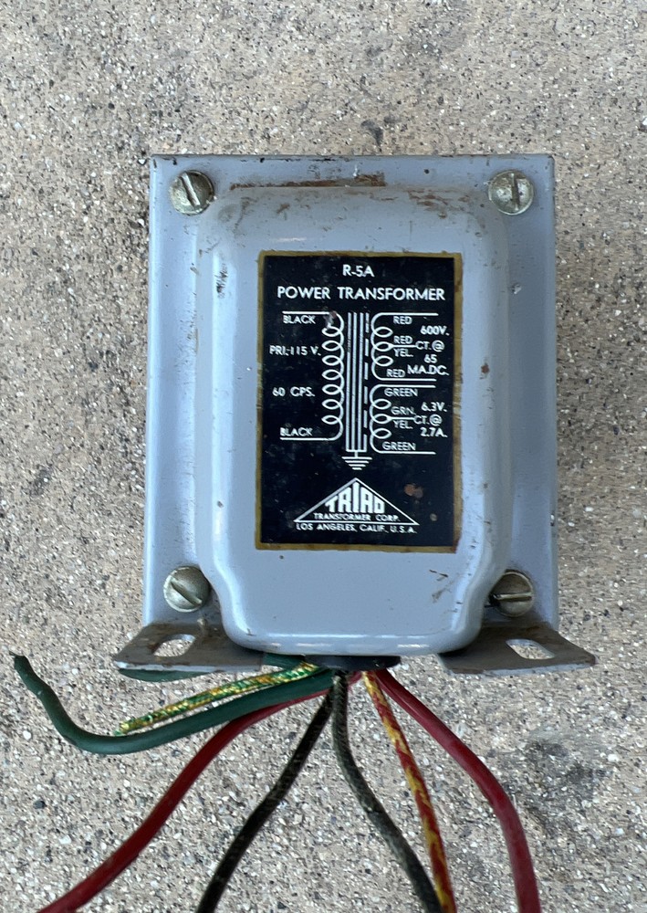 TRIAD R-5A POWER TRANSFORMER