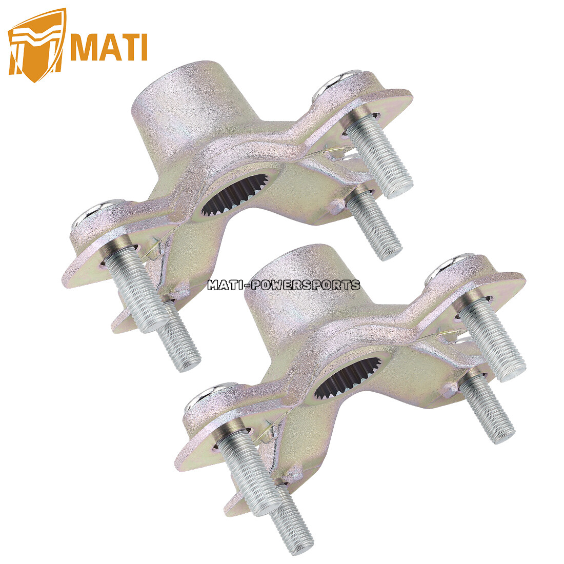 2 Rear Wheel Hubs for Yamaha YFZ450R 2009 2010 2011 2012 2013 2014 2015-2024 ATV