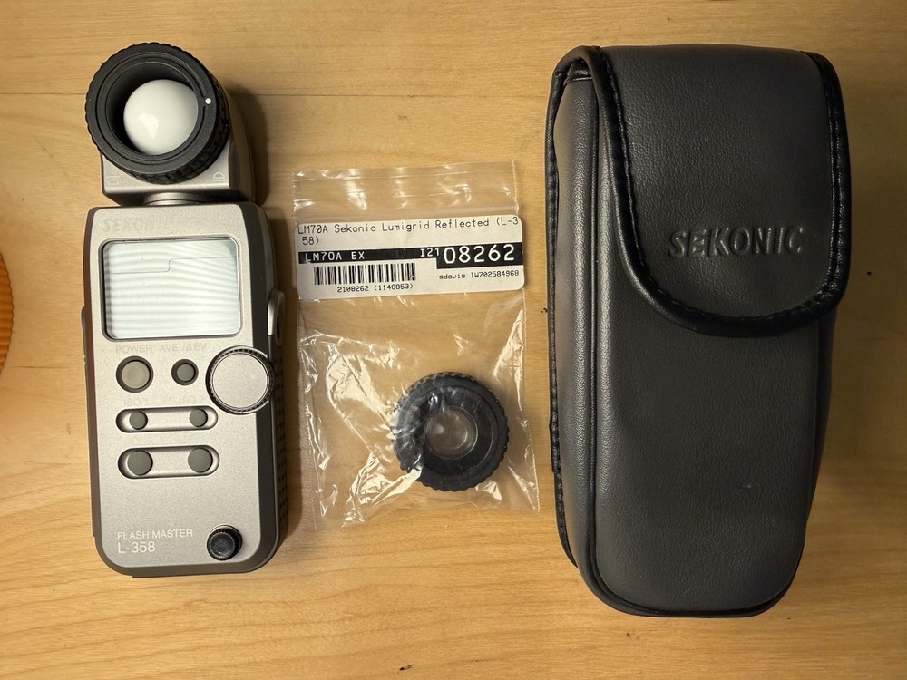 [TESTED] [Mint] [Lumigrid] [inUS] Sekonic L-358 Flash Master Digital Light Meter