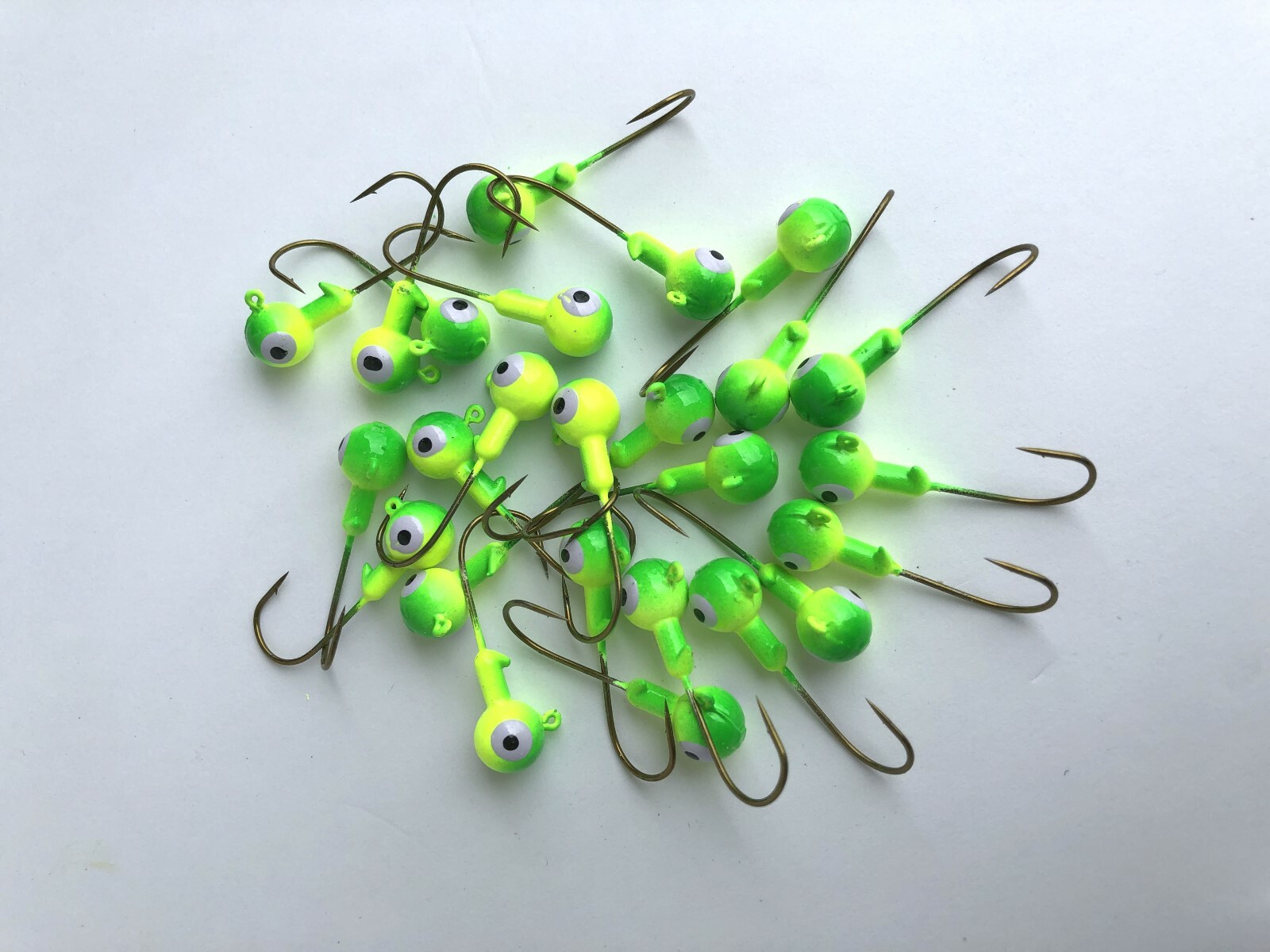 LuresPro 90 PCs combo 1/32 1/16 oz 1/8 3/16 1/4 oz Jigheads Fishing Crappie Bass