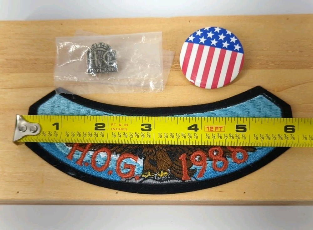 1988 HOG Membership Rocker Patch HARLEY DAVIDSON OWNERS GROUP