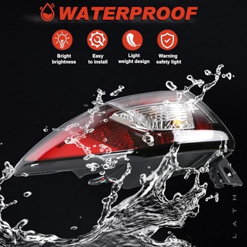 Tail Light Compatible With 2013-2017 Chevy Traverse Rear Left Driver Side Outer