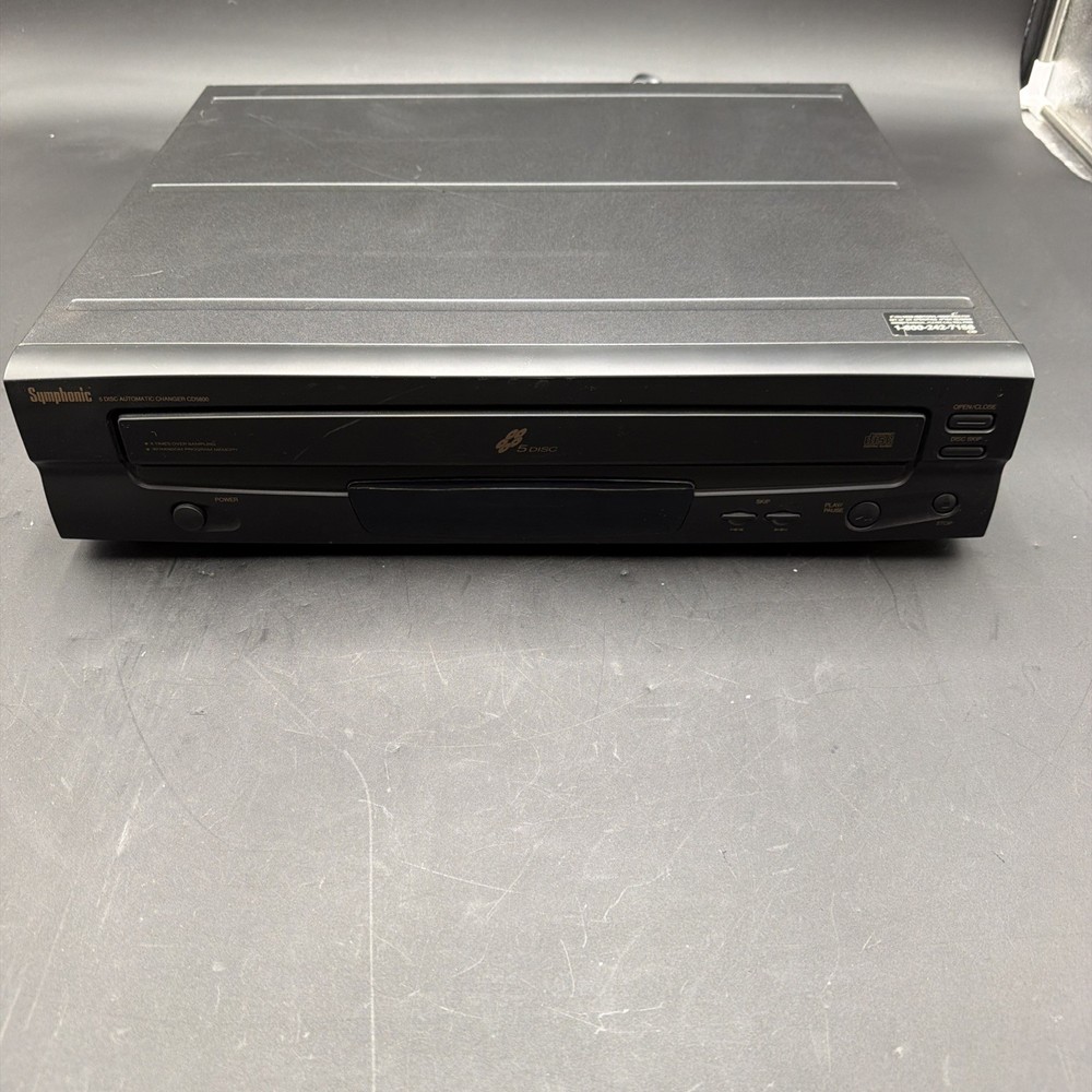 Symphonic CD5800 5 Compact Disc Automatic Changer - Tested