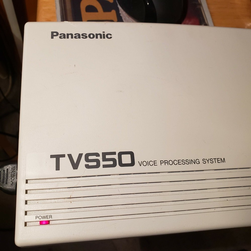 Panasonic TVS50 Voice Processing System - powers on unable to test - SEE PICS