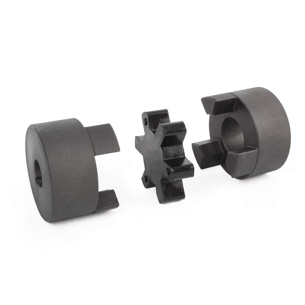 Compact L075 Coupler Set with Rubber Spider - Enhanced Performance for Machinery