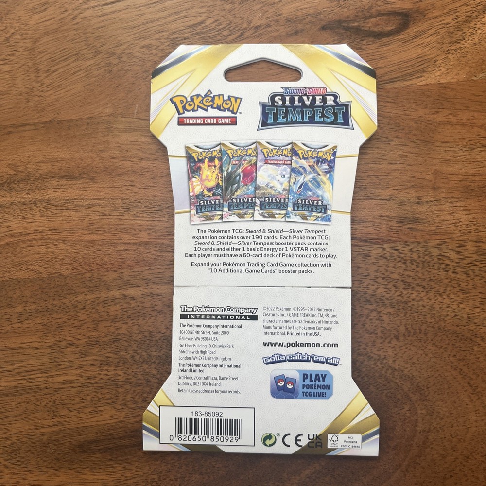 Pokémon Sleeved booster Vulpix Silver tempest