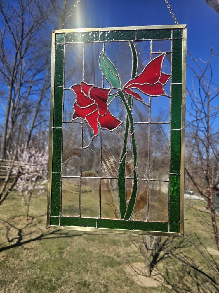 Stained Glass Window Panel Suncatcher