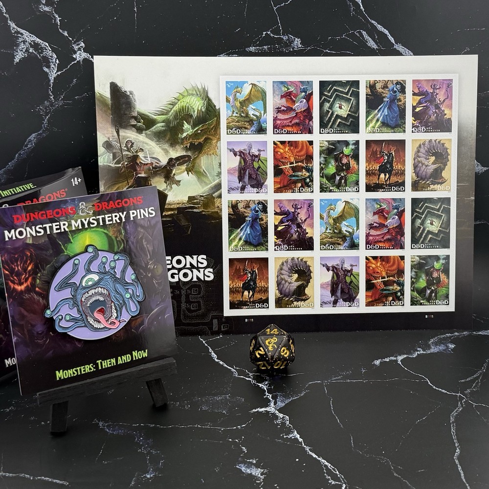 🔥D&D MagicCon 2025 Gift Bundle | Event Exclusive Pin + D20 + Official Stamp Set