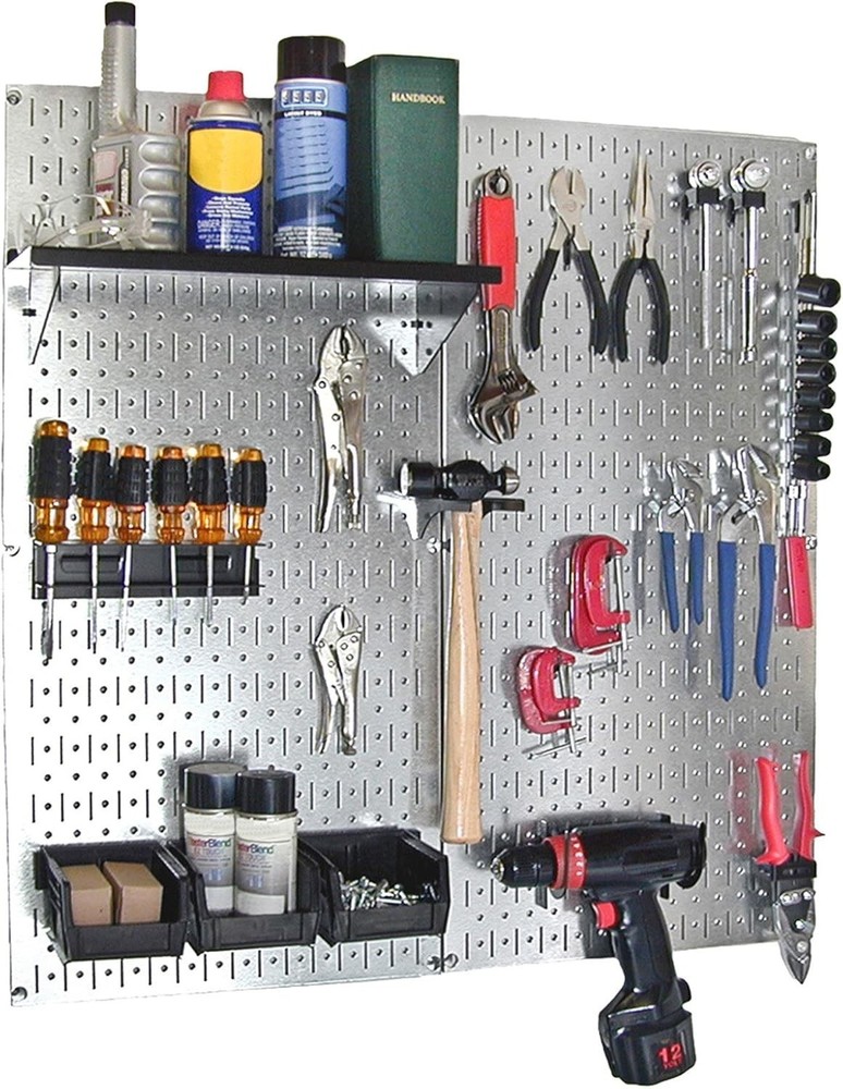 30-P-3232GV Galvanized Steel Pegboard Pack