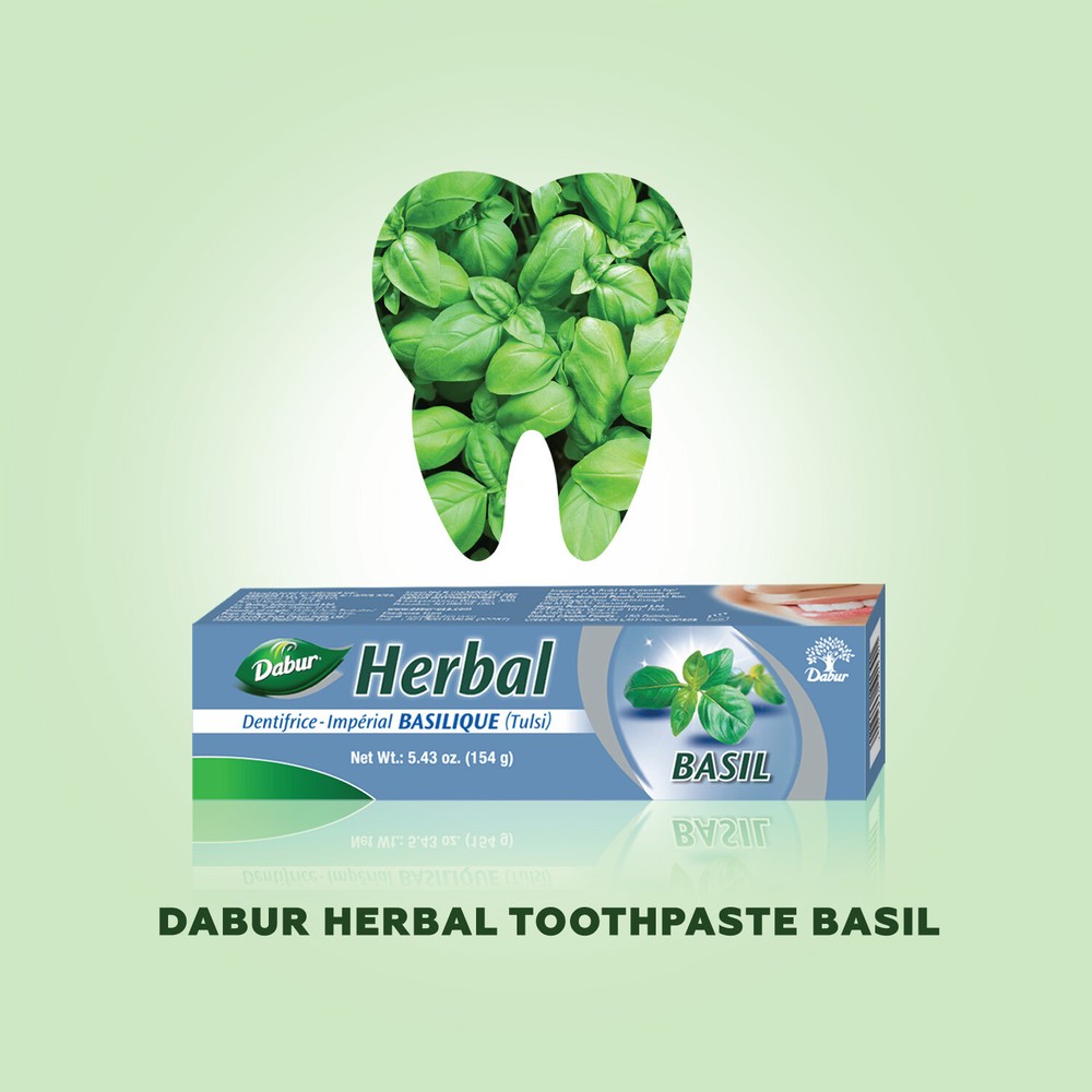Dabur Herbal Toothpaste Imperial Basil 154g/5.43oz