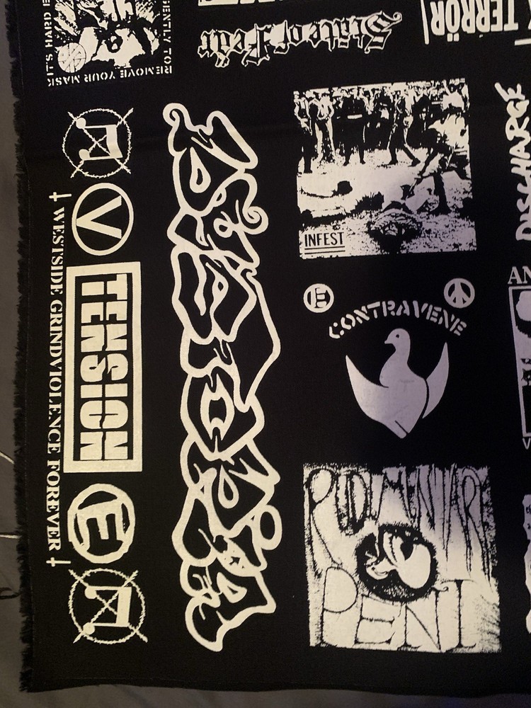 Crust Punk Patches Sheet
