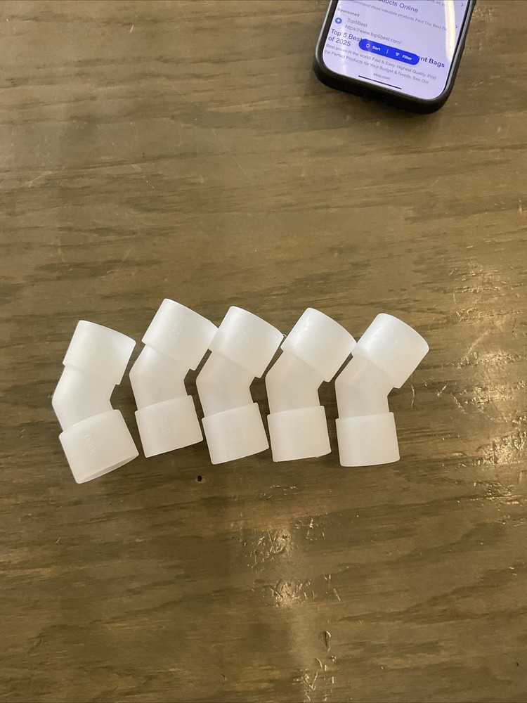 Paintball Hopper 7/8 Elbow - 5 Pack