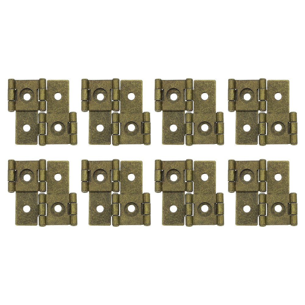 Double Acting Hinges Folding Screen, 8Pcs 1.85" Double Swing Hinges, Bronze