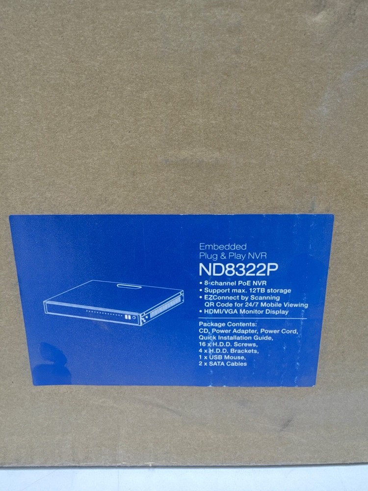 VIVOTEK ND8322P NETWORK VIDEO APPLIANCE