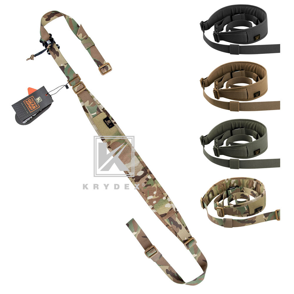 KRYDEX Tactical Sling Strap Modular Slingster Pull Tab 2Point Quick Adjust Sling