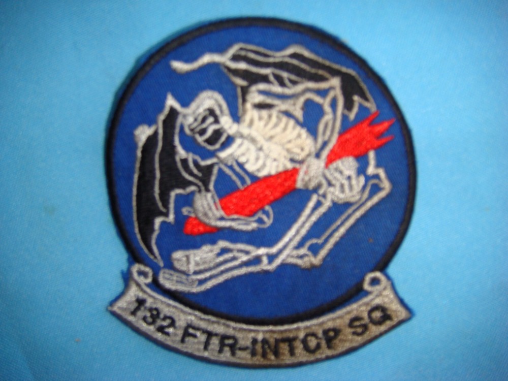 PATCH USAF 132nd FIGHTER INTERCEPTOR SQUADRON