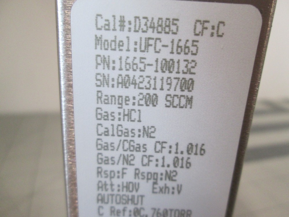 Unit, UFC-1665, HCL, 200 SCCM, Mass Flow Controller, New