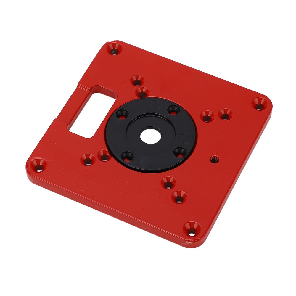 Universal Router Table Insert Plate For Precise Alignment In Woodworking