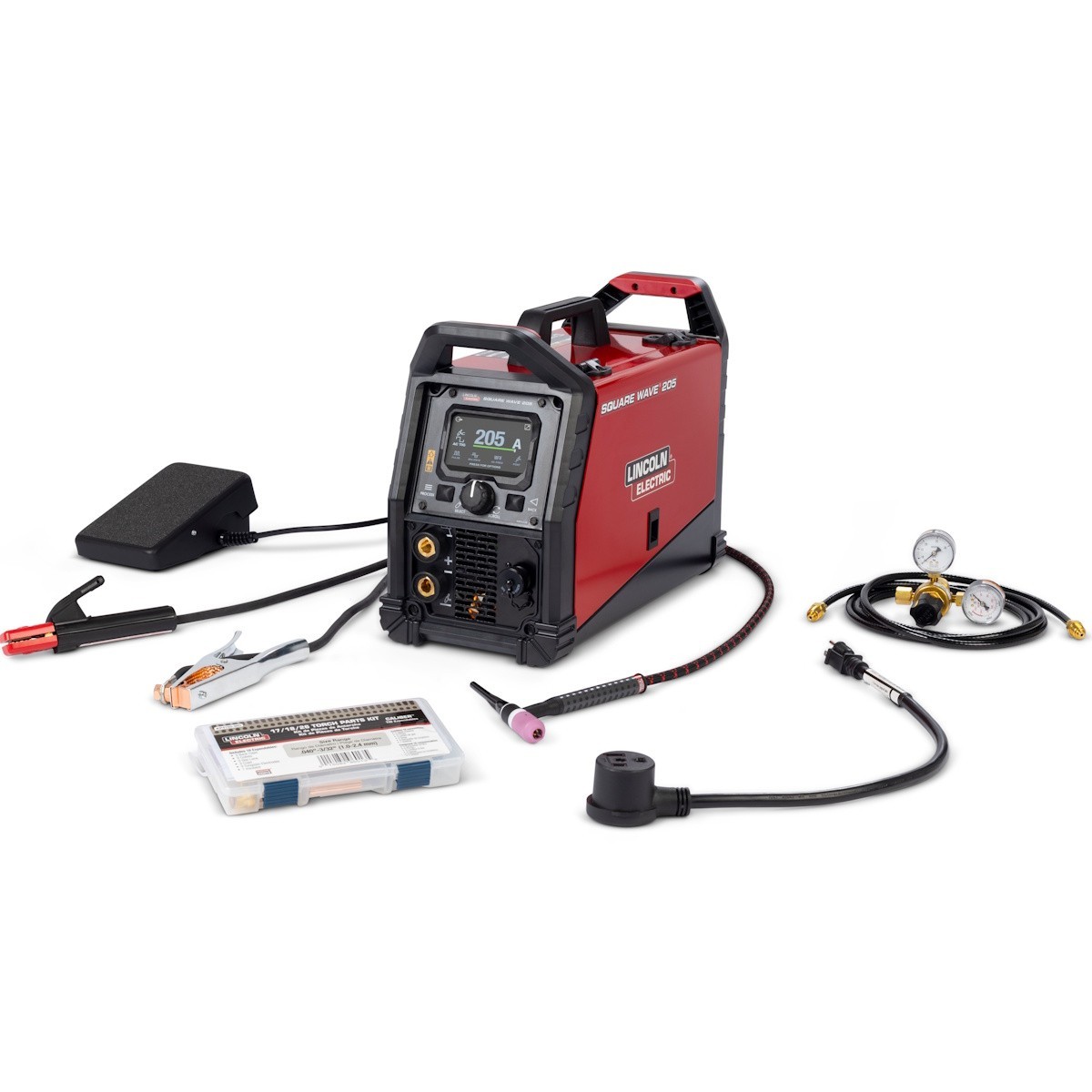 Lincoln Square Wave 205 AC/DC TIG/Stick Welder (K5613-1)