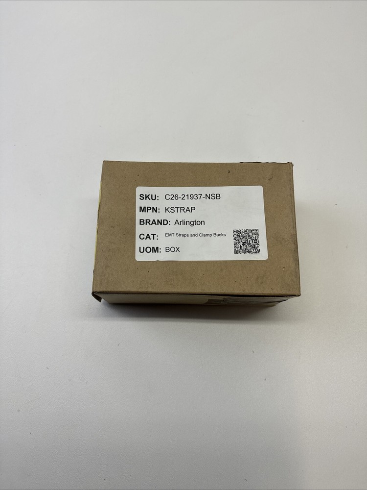 Arlington KSTRAP EMT Straps and Clamp Backs -50 IN BOX-