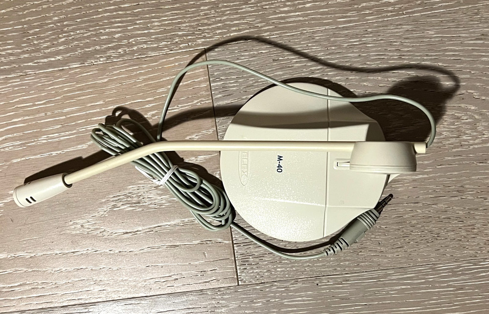 Telex Desktop Computer Microphone Audio Product M-40