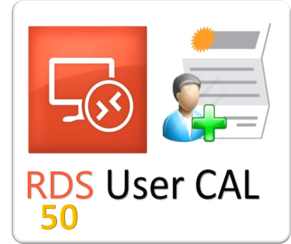 Windows Server 2022 - Remote Desktop Client Access Licenses (50 Users)