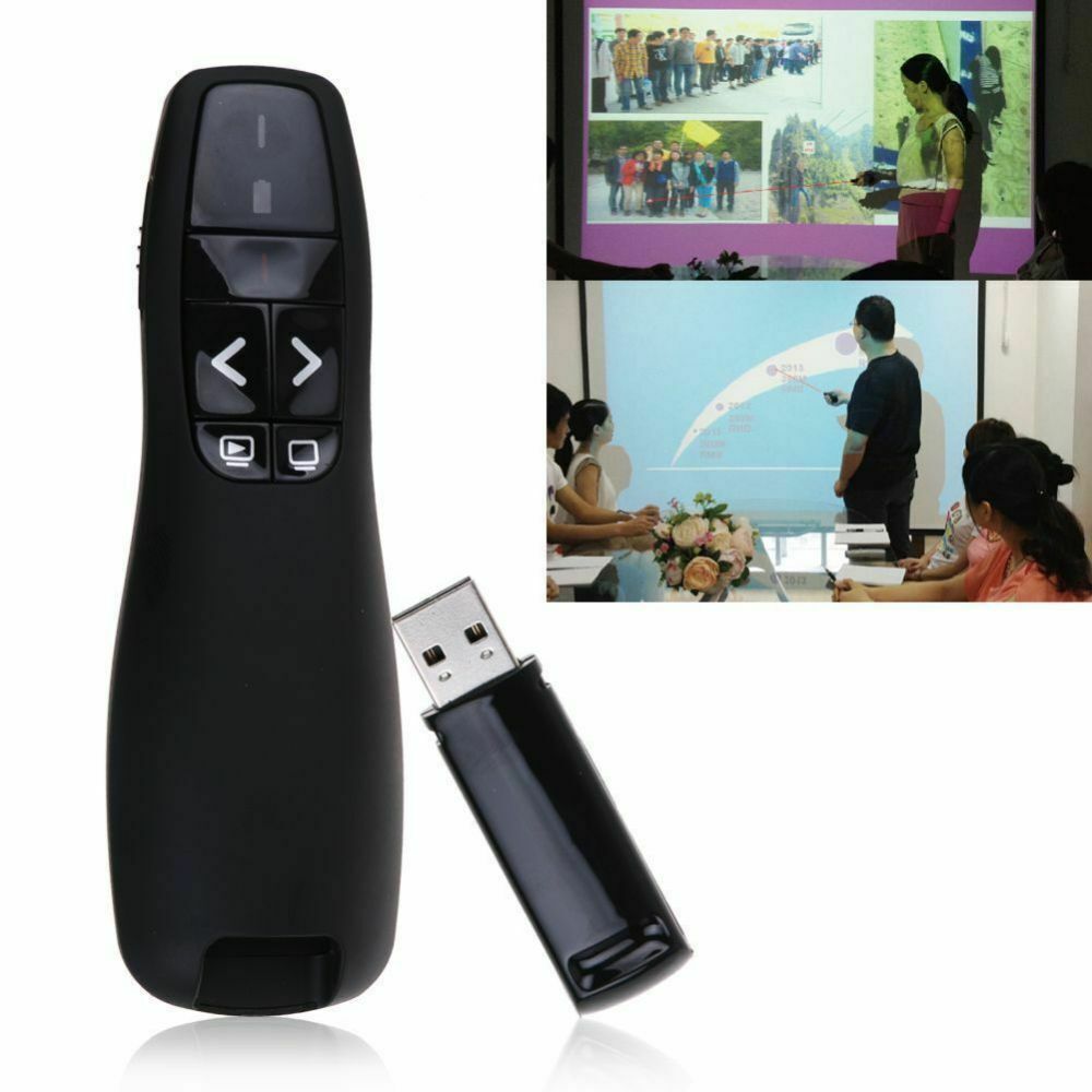 Wireless USB PPT Presenter Presentation Flip Laser Pointer Pen Remote Control