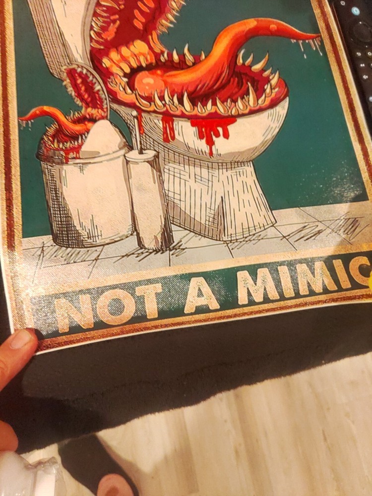 Dungeons And Dragons Mimic Canvas Poster