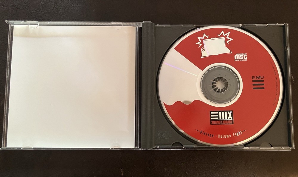 E-MU Systems Volume 8 Vintage Sound Library Sample Library Sampling CD-ROM