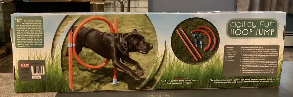 LIXIT Dog Agility FUN HOOP Jump Training Kit