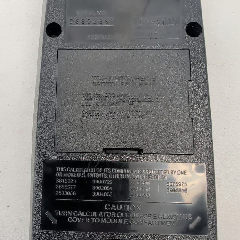 Texas Instruments TI Programmable 59 Vintage Calculator Master Library Module