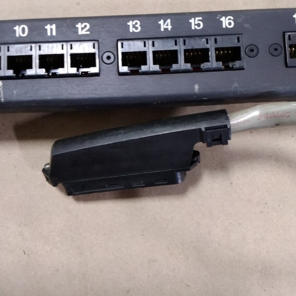 Black Box JPM111A-R2 24 port Cat 5 Patch Panel, 19" A42
