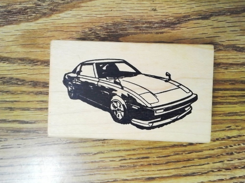 Mazda RX Classic Car Rubber Stamp