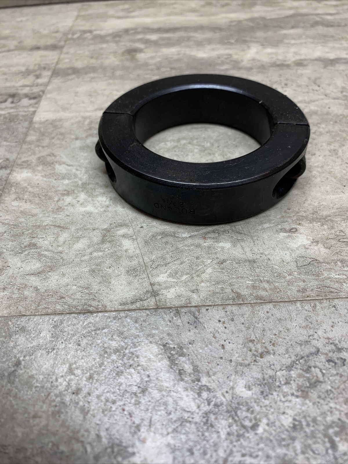 Ruland SP-35-F Nomar 2 Piece Split Shaft Collar, 2-3/16” Bore, Black Oxide, New