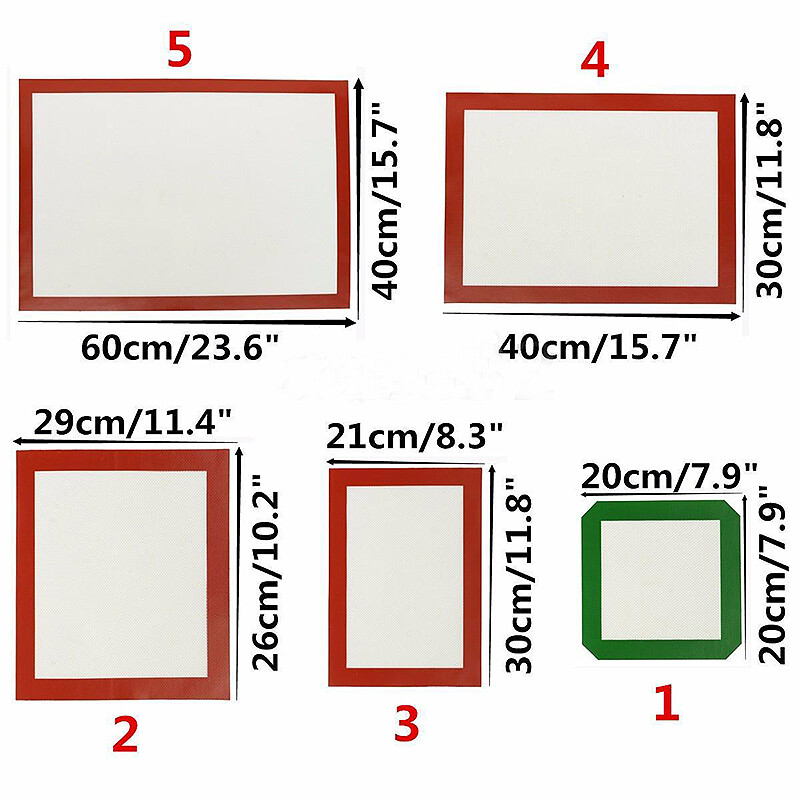 Baking Mat Heat Resistant silicone mat for Oven /Cookie /Bread/ /Biscuit/Puff