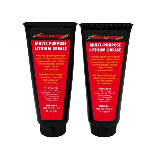 2 X 100G Lithium Grease Ideal For Greasing Oiling Lubricating