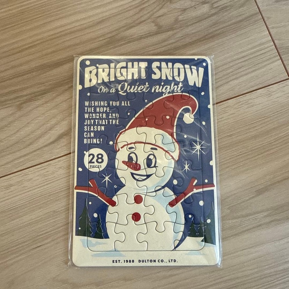 BRIGHT SNOW Jigsaw Puzzle 28 Pieces