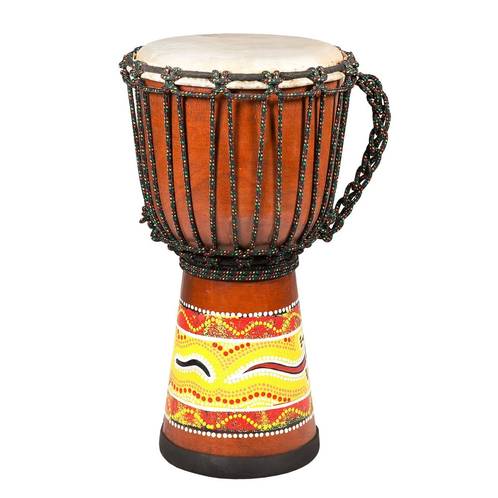 TERRE Djembé Aborigine Dot-Paint 40 cm
