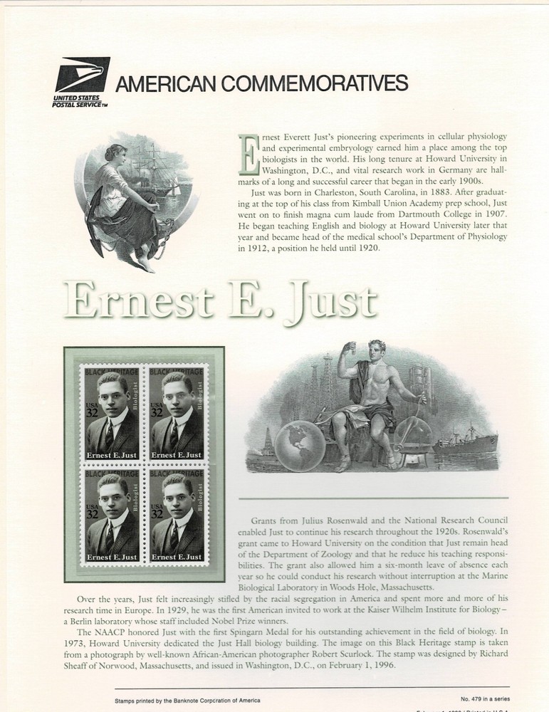 USPS Commemorative Stamp Panels USPS 1996