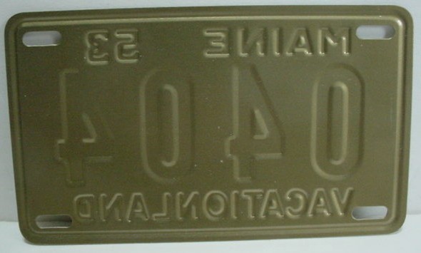 1953 Bicycle License Plates